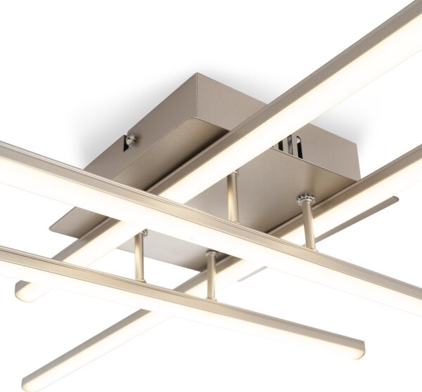 Brilagi - Plafoniera LED STRIPES LED/37W/230V argento