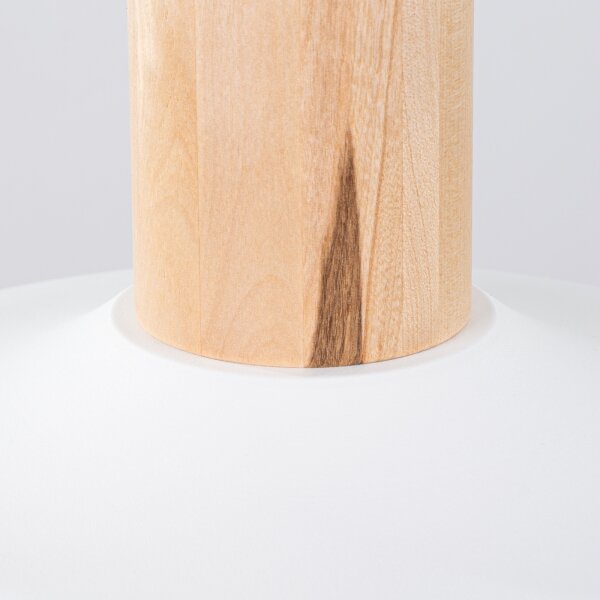 Sollux SL.1323 - Lampadario a sospensione con filo INDY 1xE27/15W/230V diametro 38 cm bianco