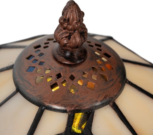 Brilagi - Lampada da tavolo Tiffany in vetro colorato JUNGLE 1xE27/60W/230V