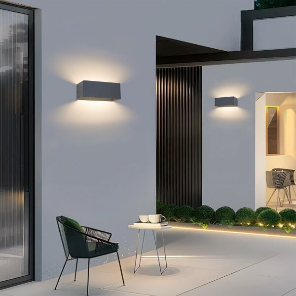 Brilagi - Applique da esterno LED DONNANI LED/7W/230V 20 cm antracite IP44
