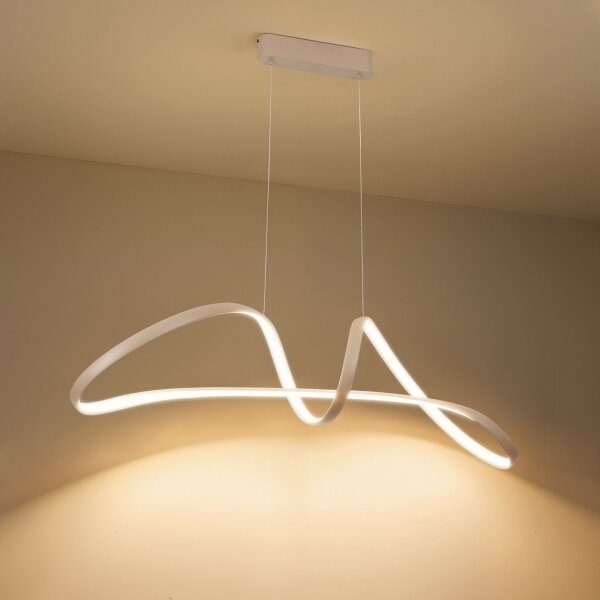 Brilagi-LED Lampadario dimmerabile a sospensione TWISTER LED/60W/230V 3000-6000K beige + telecomando