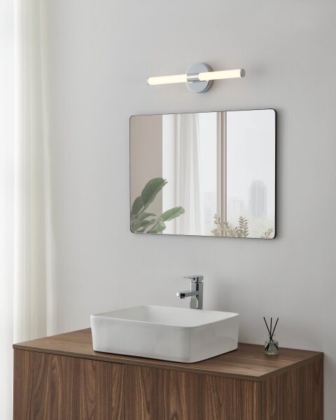 Eglo 901849 - Illuminazione a LED per specchio da bagno RAMOLA LED/7,5W/230V 45cm IP44 cromato