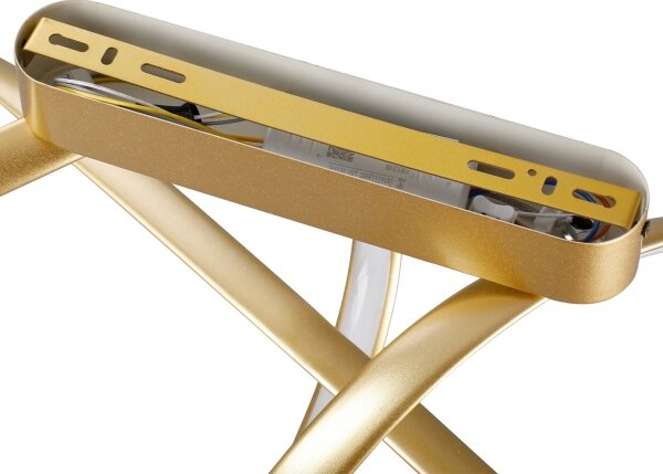 Brilagi-LED Plafoniera dimmerabile a soffitto TWISTER LED/60W/230V 3000-6000K dorata + telecomando