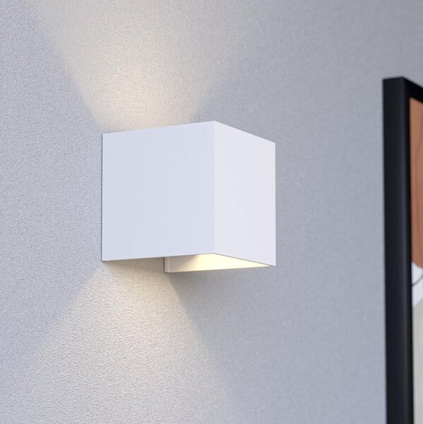 Eglo 74116- Lampada LED da esterno con sensore RINCINE, versatile per parete o soffitto, LED/2,2W/5V IP44, bianco