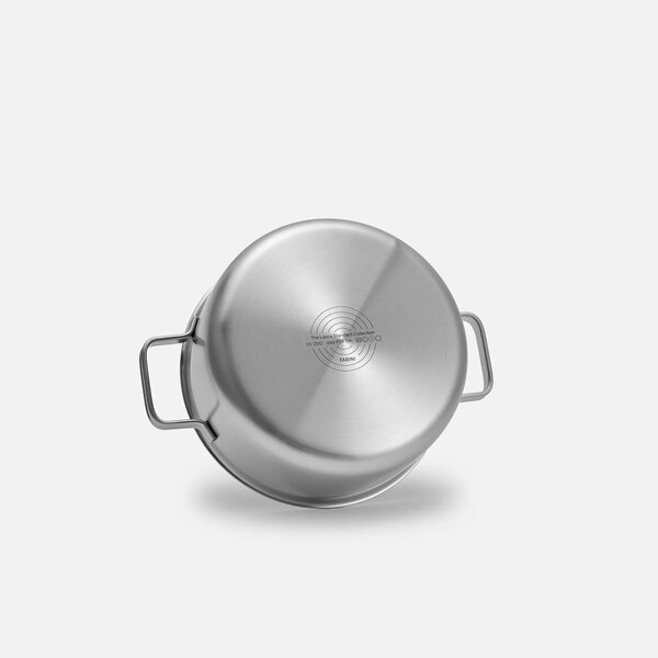 Casseruola in acciaio inox con coperchio incluso 4 l Lucca 4.0 Standard – FABINI