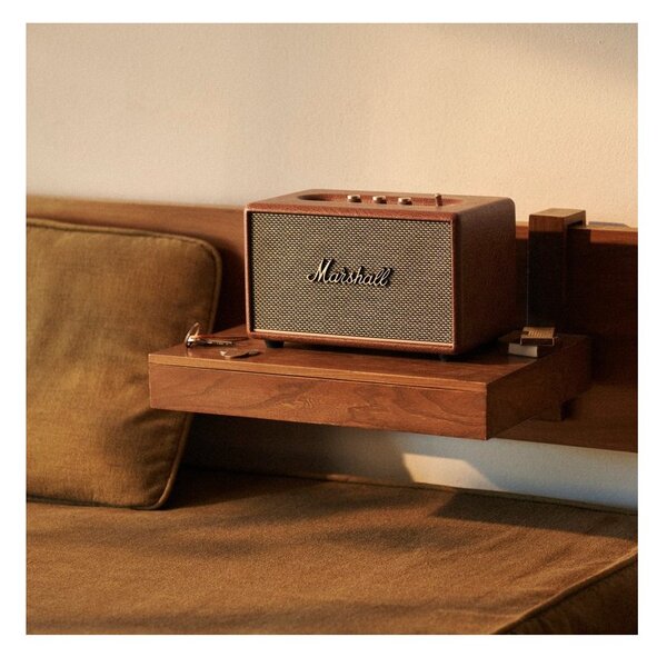 Marshall Acton III Brown Diffusore Amplificato Bluetooth 5.2 Aux Dynamic Loudness Corrente
