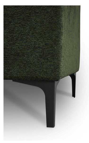 Divano angolare verde (con penisola a sinistra/con chaise lounge) con rivestimento in ciniglia Copenhagen – Scandic