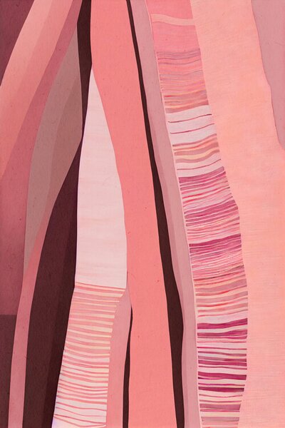 Illustrazione Pink Layers, Treechild