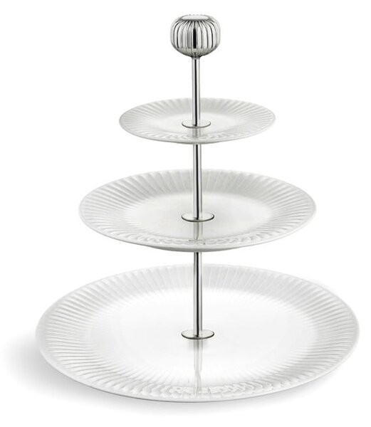 Hammershoi Etagere a tre livelli in porcellana bianca, ⌀ 28 cm Hammershøi - Kähler Design