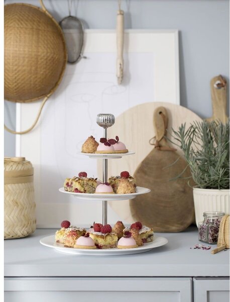 Hammershoi Etagere a tre livelli in porcellana bianca, ⌀ 28 cm Hammershøi - Kähler Design