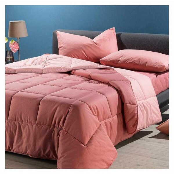 Caleffi Trapunta Bicolor In Cotone Letto 1 Piazza E Mezza Colore Rosa Pink