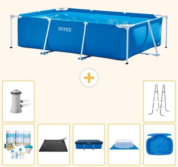 Piscina fuori terra rettangolare - 300x200x75 cm - 8 pezzi - Modello S21126