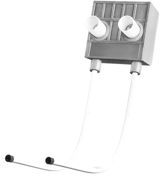 POLOPLAST: Scatola di montaggio per rubinetteria a parete per vasche da bagno, adatta per muratura, compatibile con Viega Raxofix 16x2,2, con protezione contro gli schizzi, confezione da 1 pezzo