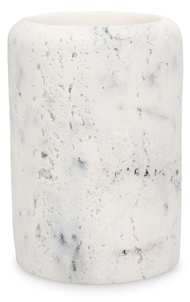 Portaspazzolino bianco in poliresina Suds – S|P Collection