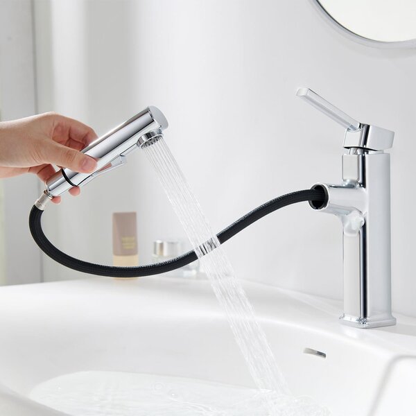 Rubinetto da bagno con doccetta estraibile, 2 getti