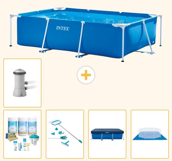 Piscina fuori terra rettangolare - 300x200x75 cm - 6 pezzi - Modello S20046