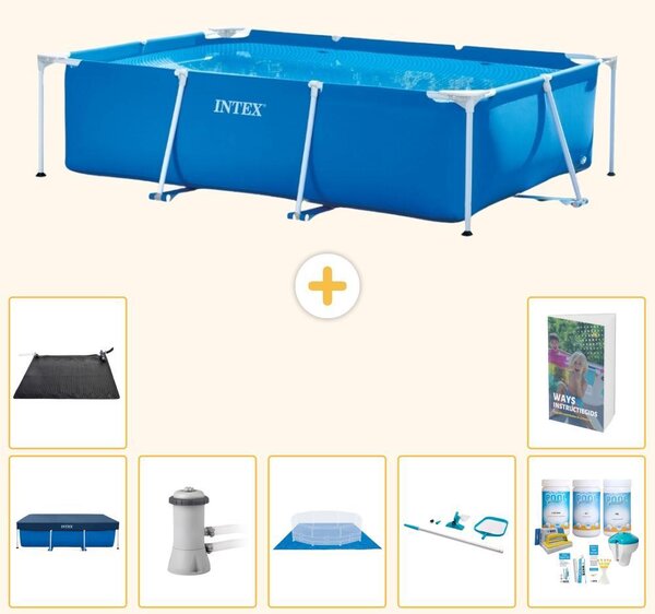 Piscina fuori terra rettangolare - 300x200x75 cm - 8 pezzi - Modello S20041