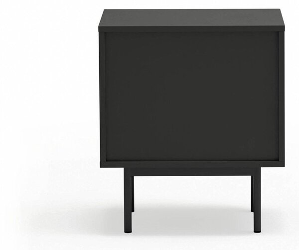 Comodino nero opaco Sierra – Teulat