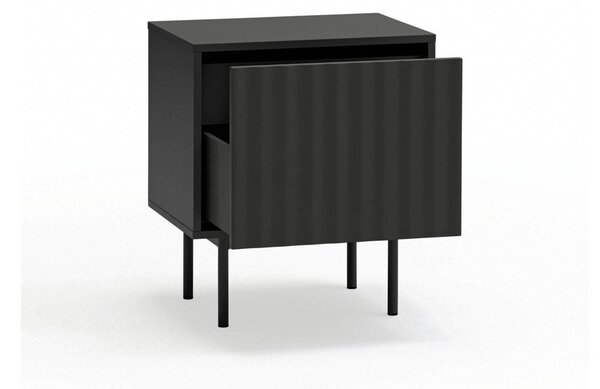 Comodino nero opaco Sierra – Teulat