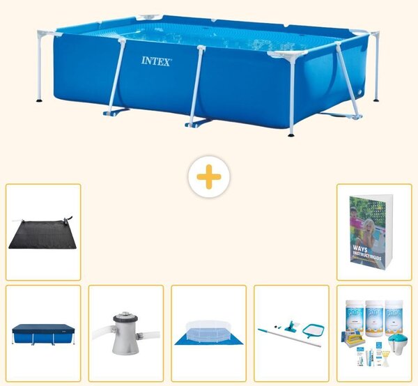Piscina fuori terra rettangolare - 260x160x65 cm - 8 pezzi - Modello S20021