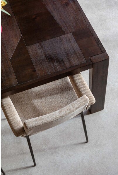 Tavolo da pranzo in legno massiccio 90x180 cm Bruneau – Dutchbone