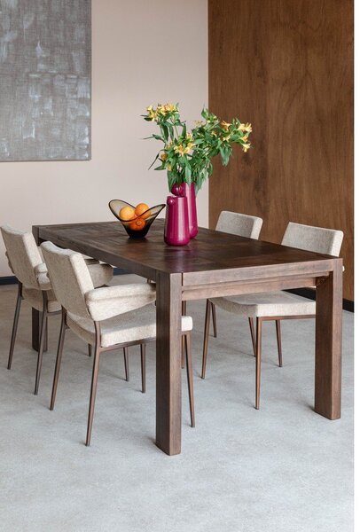 Tavolo da pranzo in legno massiccio 90x180 cm Bruneau – Dutchbone