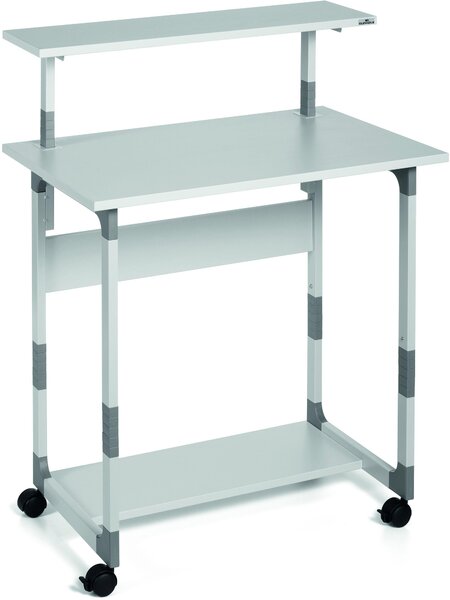 DURABLE Postazione per PC SYSTEM 80 VH, Grigio, 371810