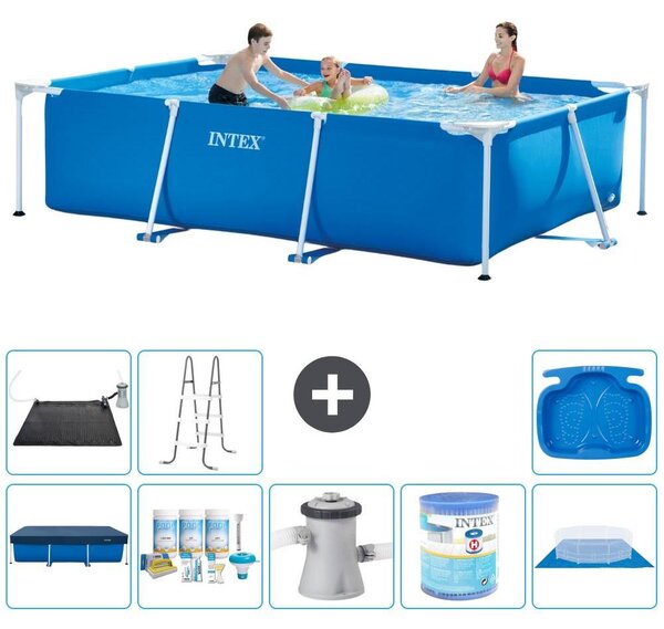 Piscina fuori terra rettangolare - 300x200x75 cm - 9 pezzi - Modello S30201