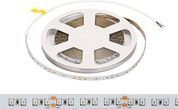 Striscia LED 24V 144W/m Luce Rossa - IP54 - 5 metri