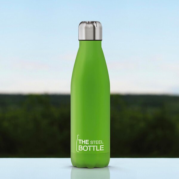 Steel Bottle Borraccia Termica Bottiglia 500 ml colore Verde