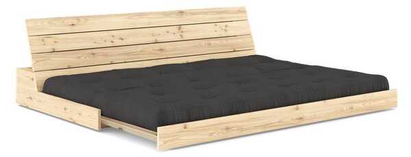 Divano letto grigio scuro 196 cm Base - Karup Design