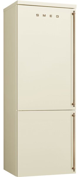 Smeg Frigorifero Combinato Capacit 481 Litri Classe energetica D Raffreddamento No Frost colore Crema - FA8005LPO6