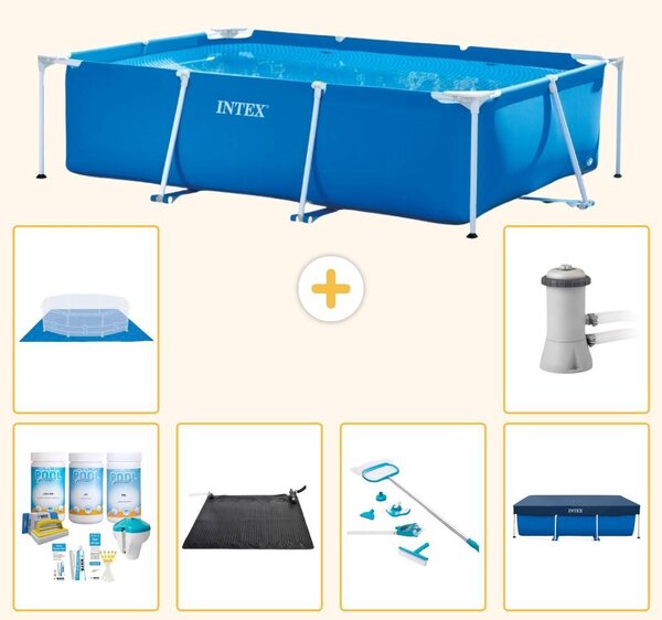 Piscina fuori terra rettangolare - 300x200x75 cm - 7 pezzi - Modello S20042