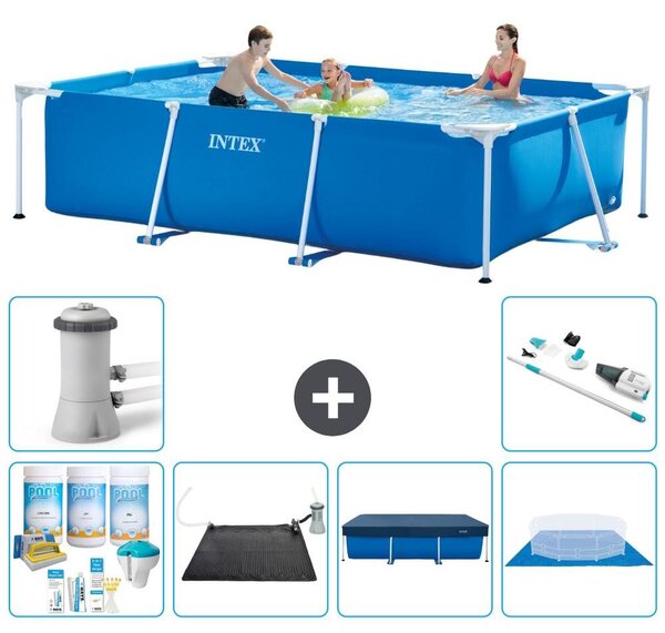 Piscina fuori terra rettangolare - 300x200x75 cm - 7 pezzi - Modello S21121