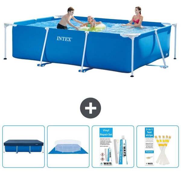 Piscina fuori terra rettangolare - 300x200x75 cm - 5 pezzi - Modello S22350