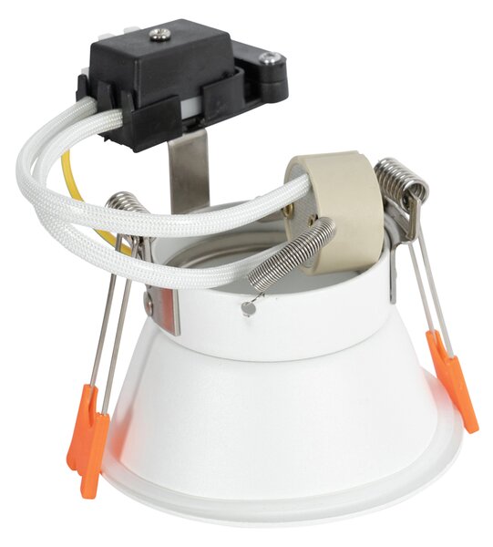 Set di 6 faretti incasso bianchi GU10 50mm IP44 - Dept