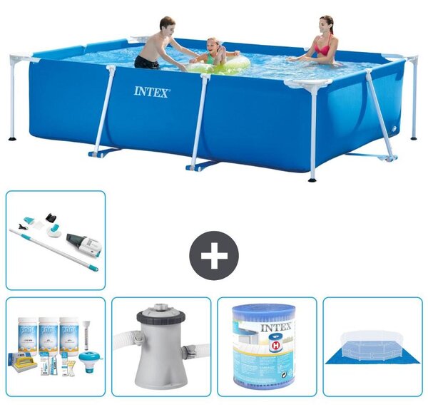 Piscina fuori terra rettangolare - 300x200x75 cm - 6 pezzi - Modello S40215