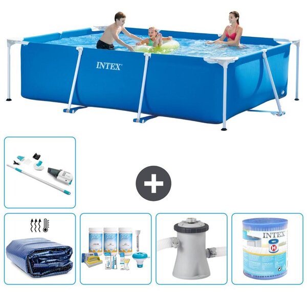 Piscina fuori terra rettangolare - 300x200x75 cm - 6 pezzi - Modello S40161