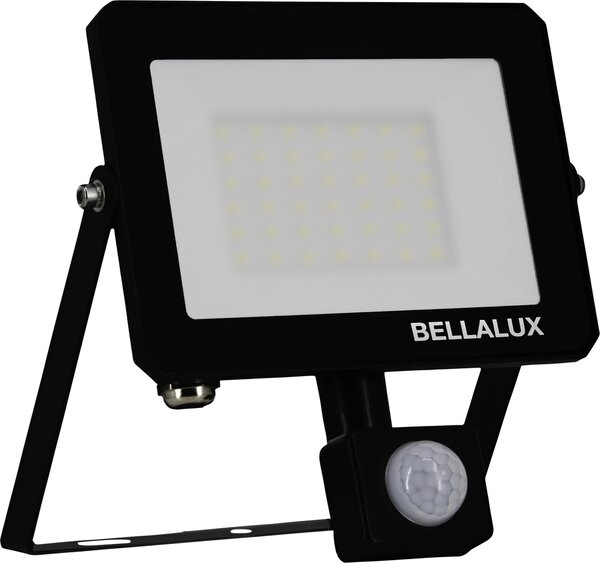Proiettore LED BELLALUX, 30 W, 4000 K, 2700 lm, bianco neutro, IP65, con sensore di movimento, nero