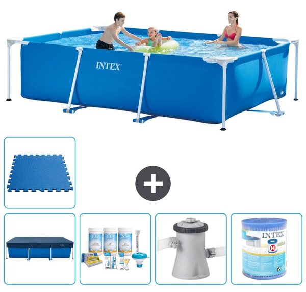 Piscina fuori terra rettangolare - 300x200x75 cm - 6 pezzi - Modello S40151