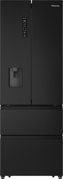 Hisense Frigorifero Americano 4 Porte Capacit 485 Litri Classe energetica E Raffreddamento No Frost colore Nero - RF632N4WFE1