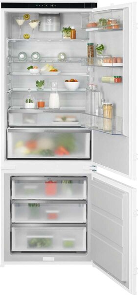 Electrolux Frigorifero da Incasso Combinato Capacit 376 Litri Classe energetica E Raffreddamento No Frost colore Bianco - KNP7TE75S Serie 700 Gree