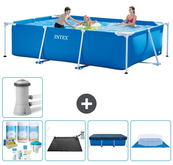 Piscina fuori terra rettangolare - 300x200x75 cm - 6 pezzi - Modello S21122