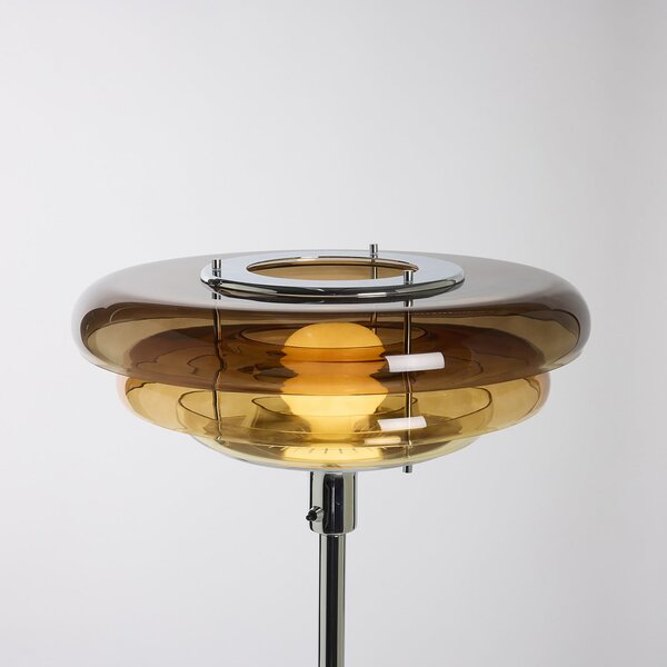 Lampada da terra MARKET SET, Sunset, Marrone / Ruggine, Soggiorno, Vetro, Design