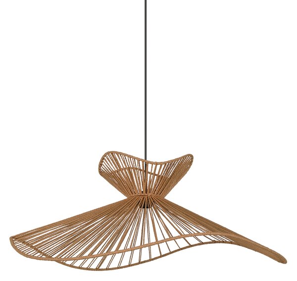 Lampada a sospensione COREP, Sahara, dimmerabile, Beige, Soggiorno, Carta / Cartone