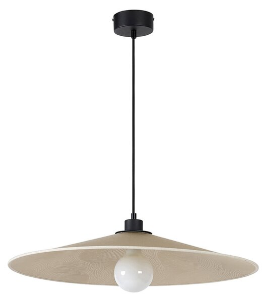 Lampada a sospensione MARKET SET, Gatsby, dimmerabile, Beige, Sala da pranzo, Tessuto / Tessile, Design