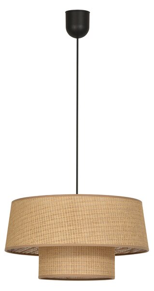 Lampada a sospensione COREP, Mali, dimmerabile, Marrone / Ruggine, Soggiorno, Carta / Cartone