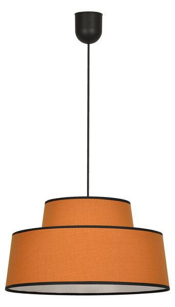 Lampada a sospensione COREP, Mallorca, dimmerabile, Marrone / Ruggine, Soggiorno, Tessuto / Tessile