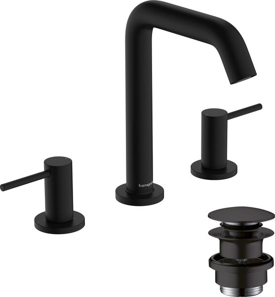 Hansgrohe Tecturis S robinetterie de lavabo 3 trous 150, portée 139mm, 73330670, 73330670