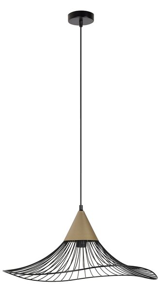 Lampada a sospensione COREP, Lizzie, dimmerabile, Nero, Soggiorno, Metallo